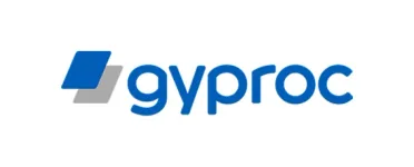 Gyproc logo, merk waarmee cinewallcenter cinewalls maakt